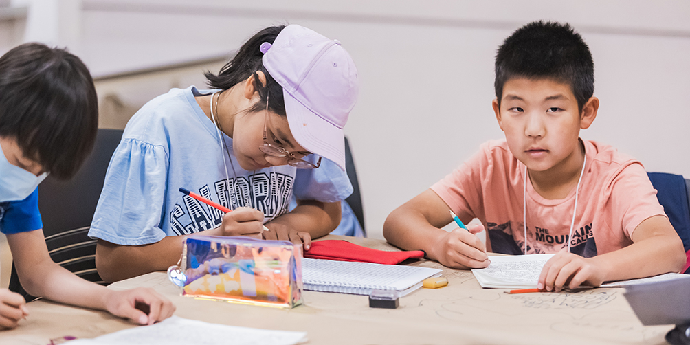 A photograph taken at Vancouver Public Library's 2022 Writing and Book Camp