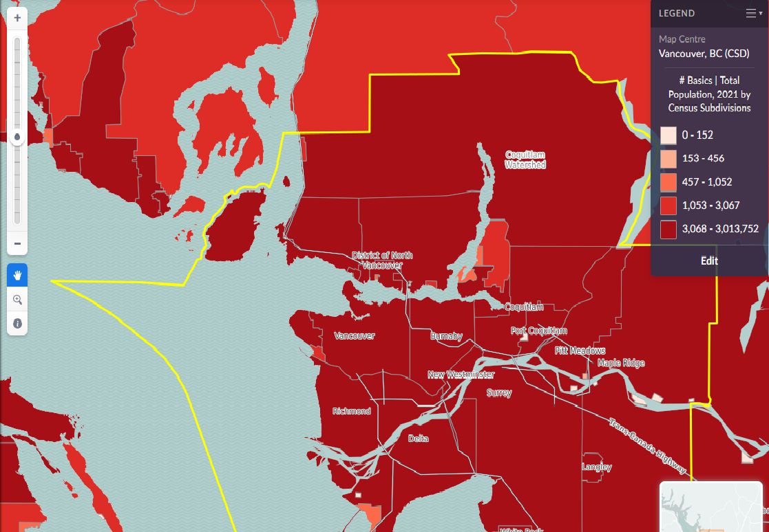 Coquitlam–Port Coquitlam, Maps Corner