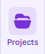 Screenshot of the Projects tab icon