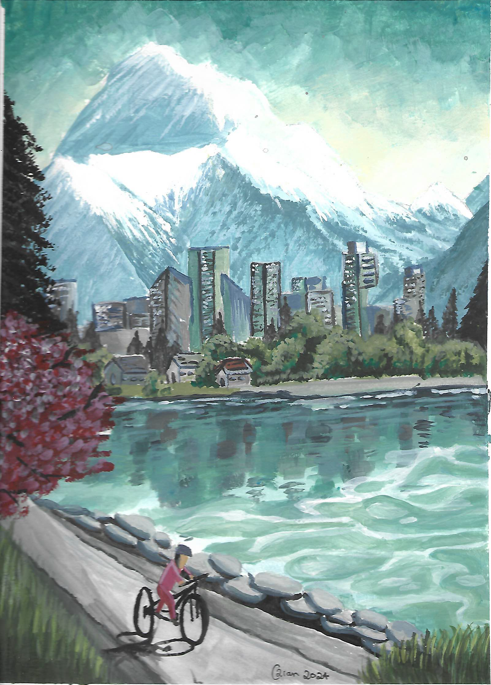 Painting of Vancouver