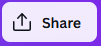 Screenshot of share button