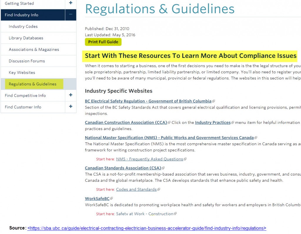 regulations &amp; guidelines