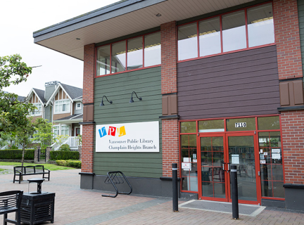 Exterior of Champlain Heights Branch