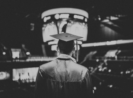 Photograph of graduating student