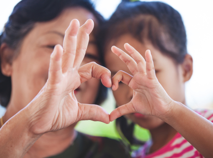 Hands Making a Heart Shape